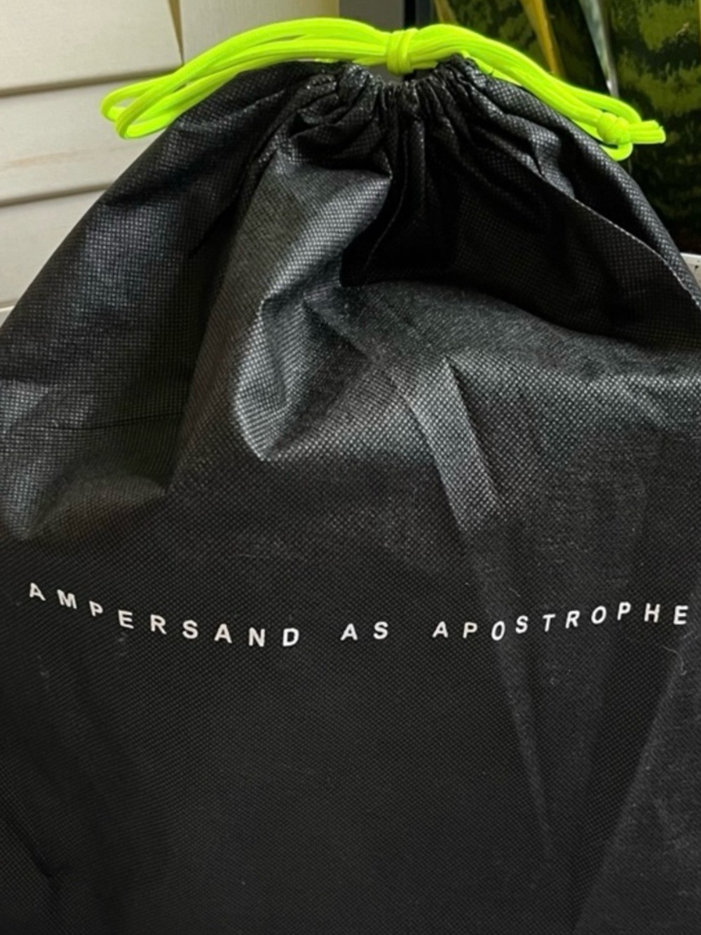Ampersand As Apostrophe Micro-Tote in black Python - Picture 3 of 4